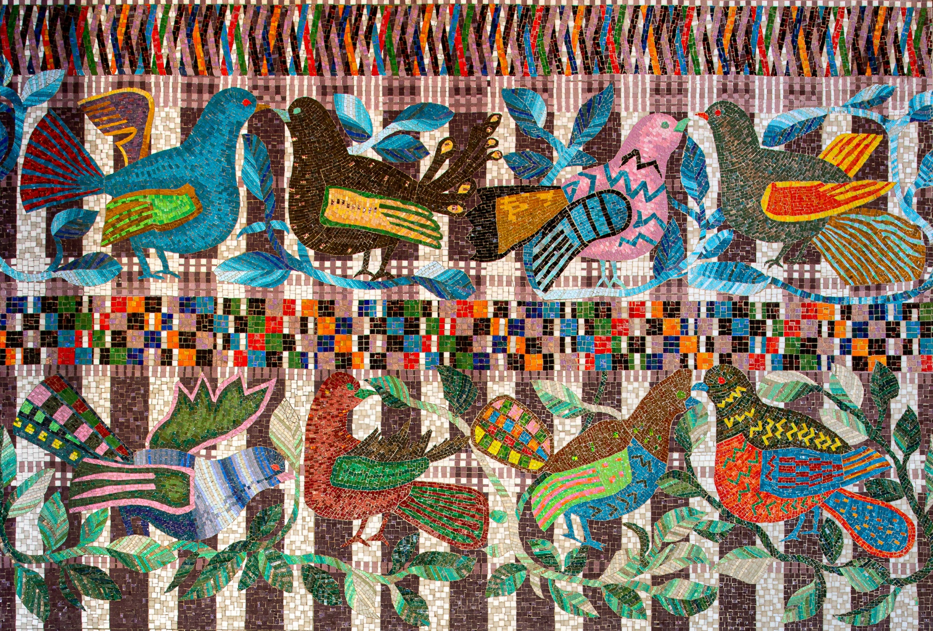 Millard Sheets, Untitled mosaic. Photo credit Sean Dufrene