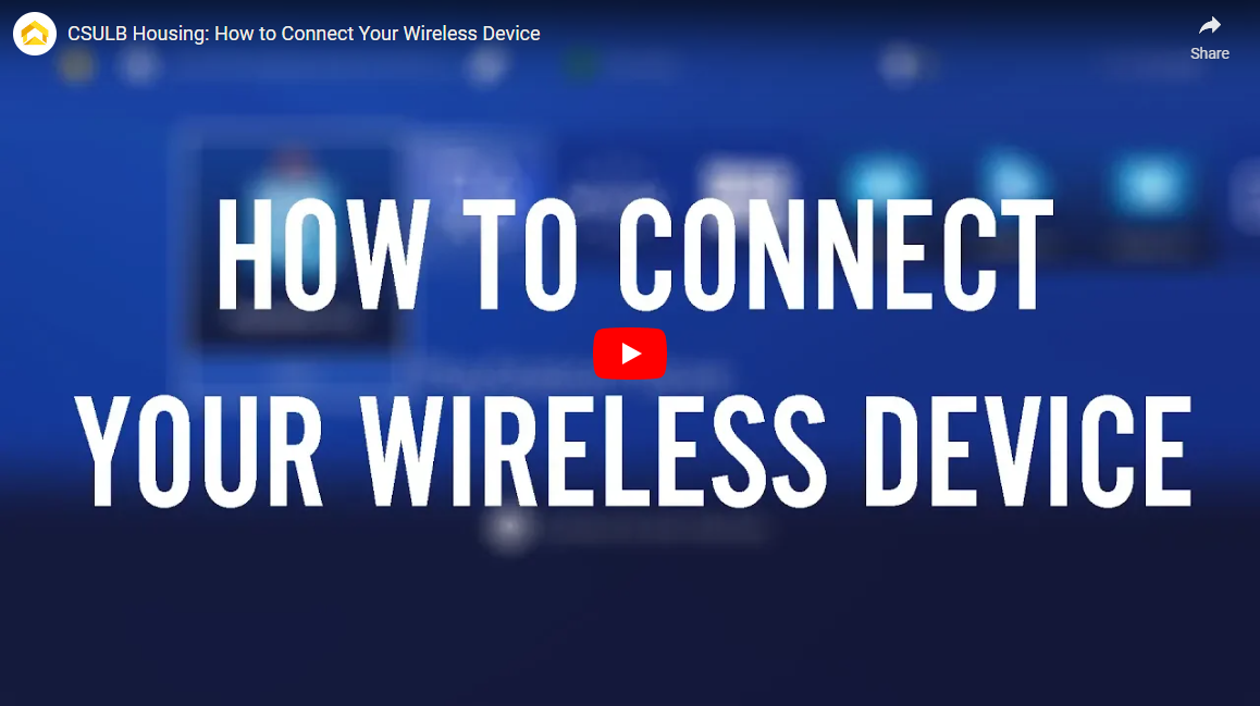 How to connect your wireless device