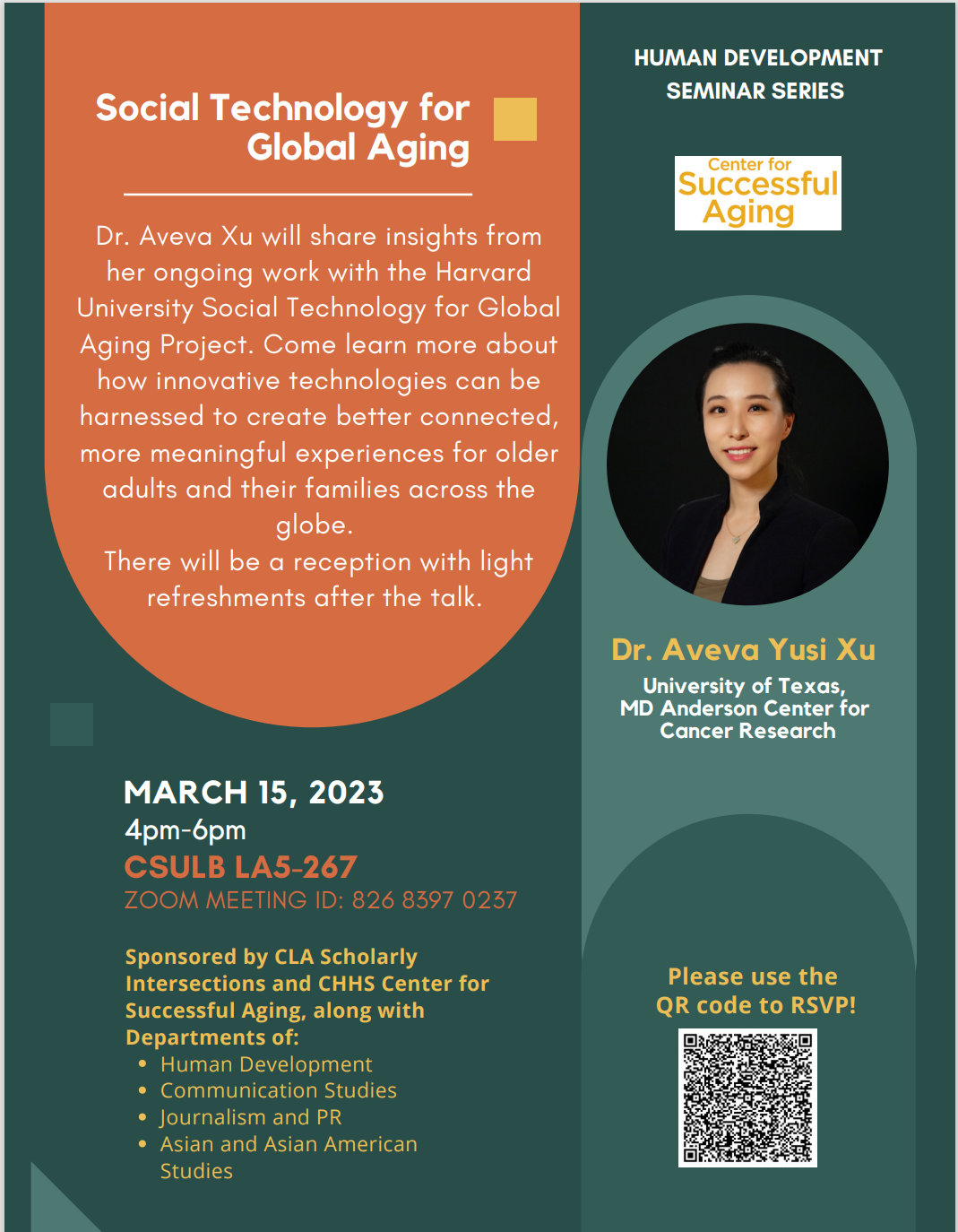 Social Technology for Global Aging March 15th California State