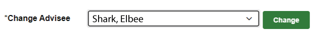 advisor center change advisee