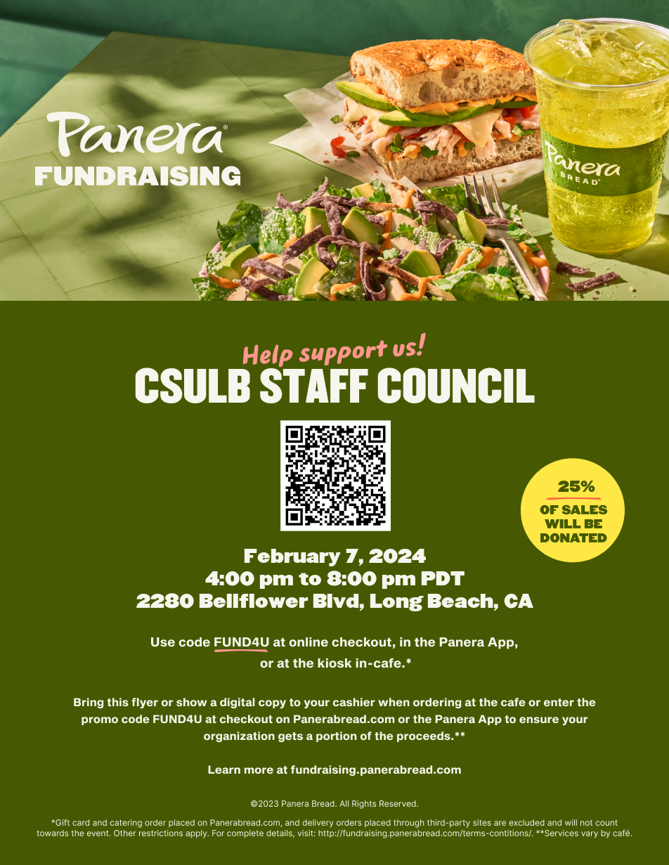 Dine-In or Take-Out: Panera Fundraiser | California State University ...