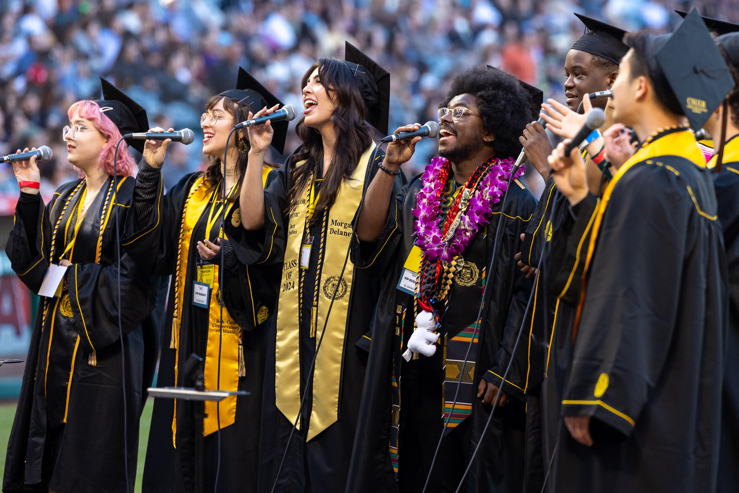 Music graduates sing at Commencement