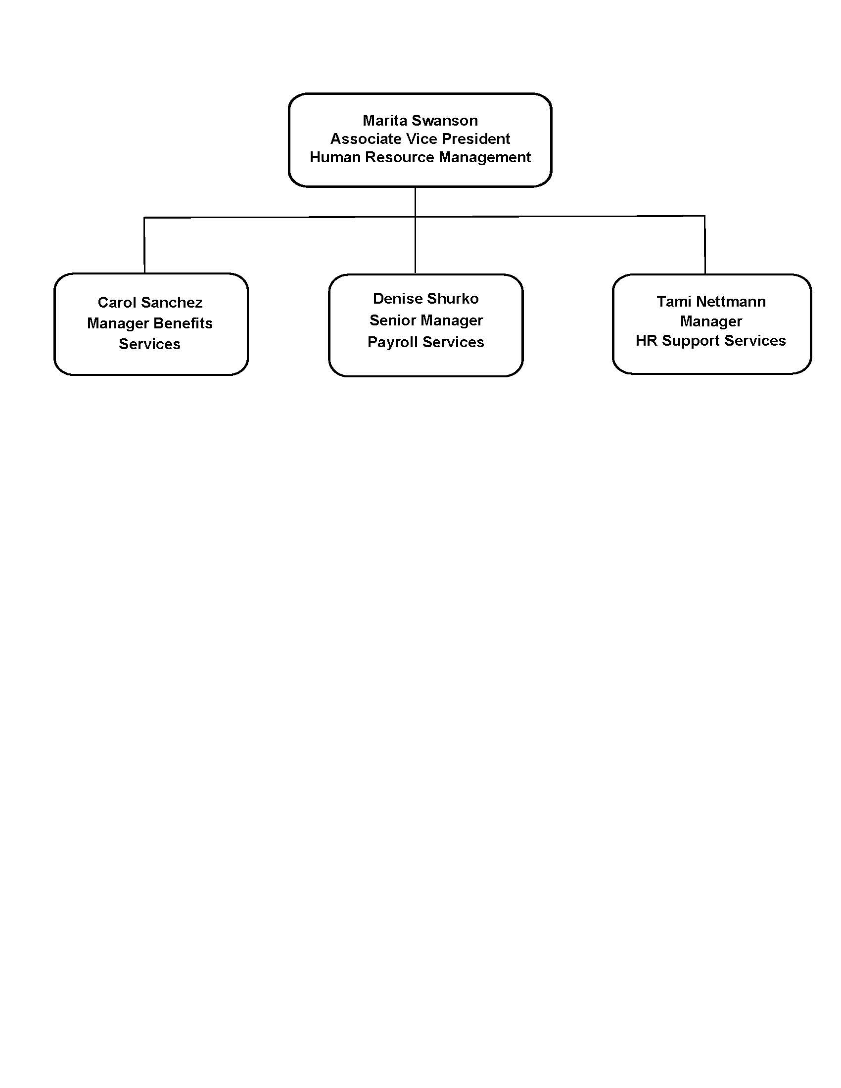 Human Resource Service Group Organization Chart