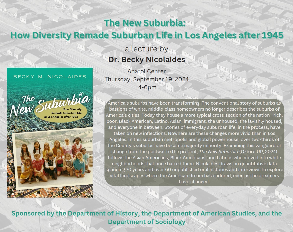 The New Suburbia Lecture Flyer