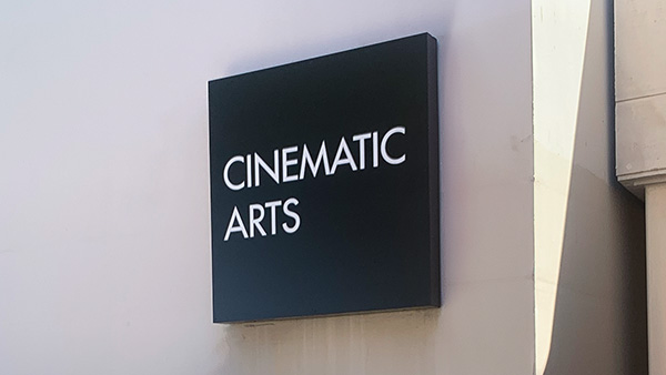 Old Cinematic Arts signage