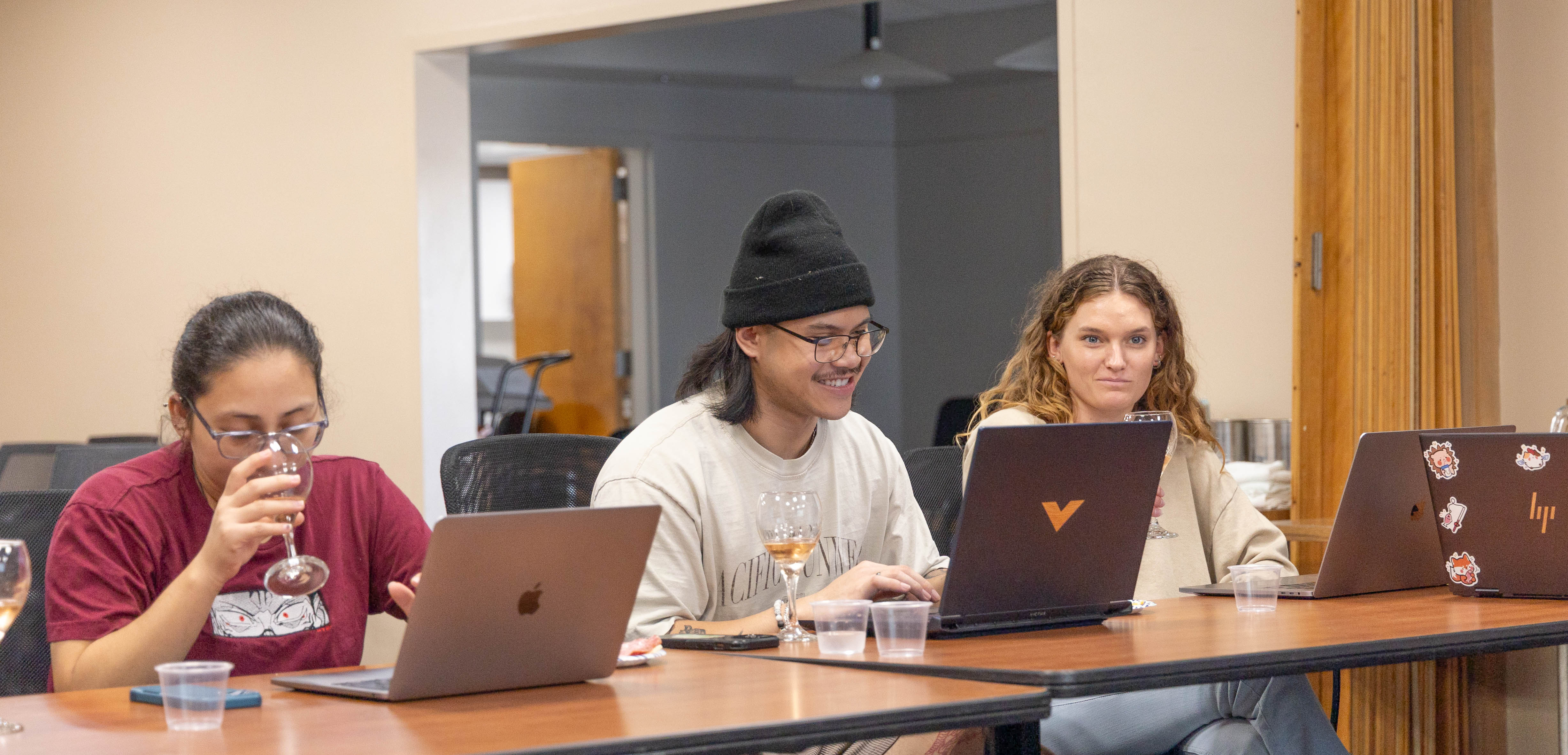 students in class