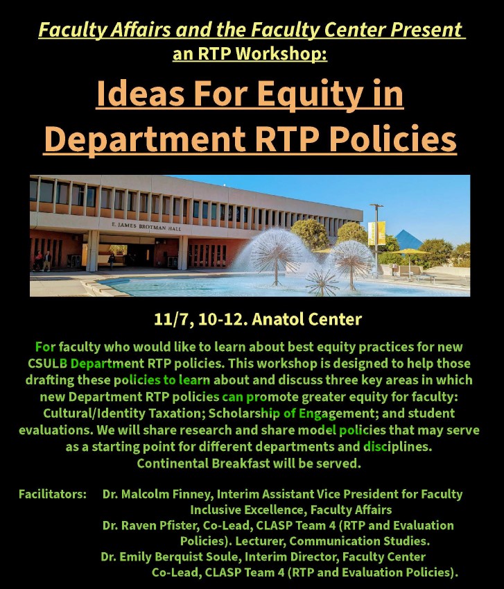 fc-ideas for equity in department RTP policies