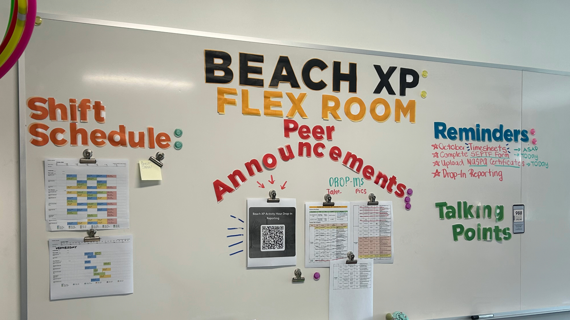 Beach XP Flex Room white board