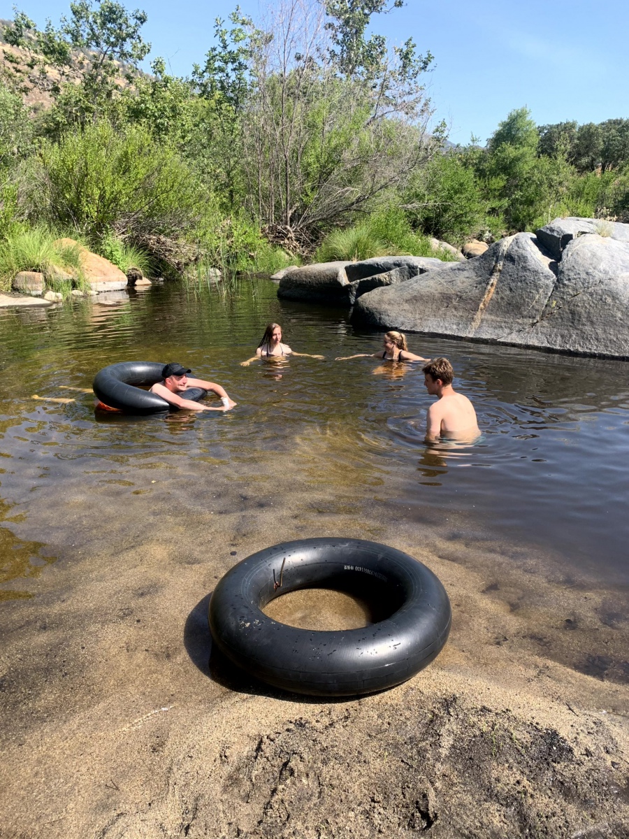 Inner Tubing in the Swimming Hole