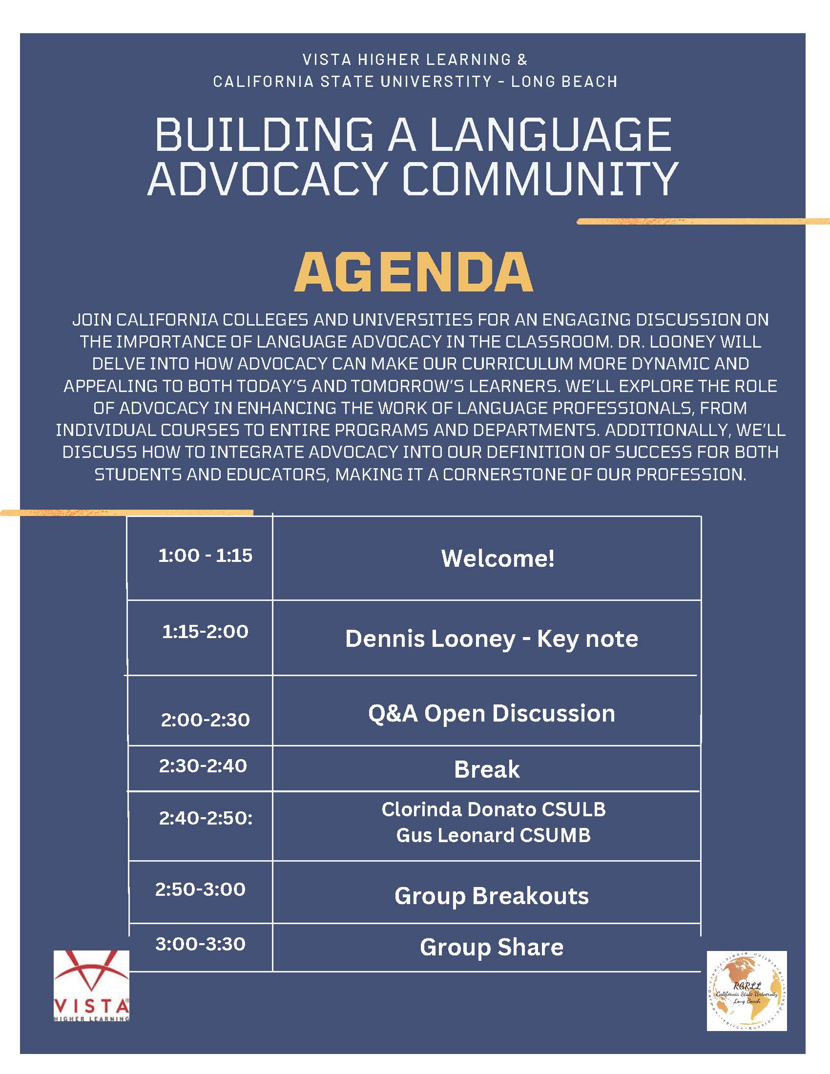 Language Advocacy Agenda