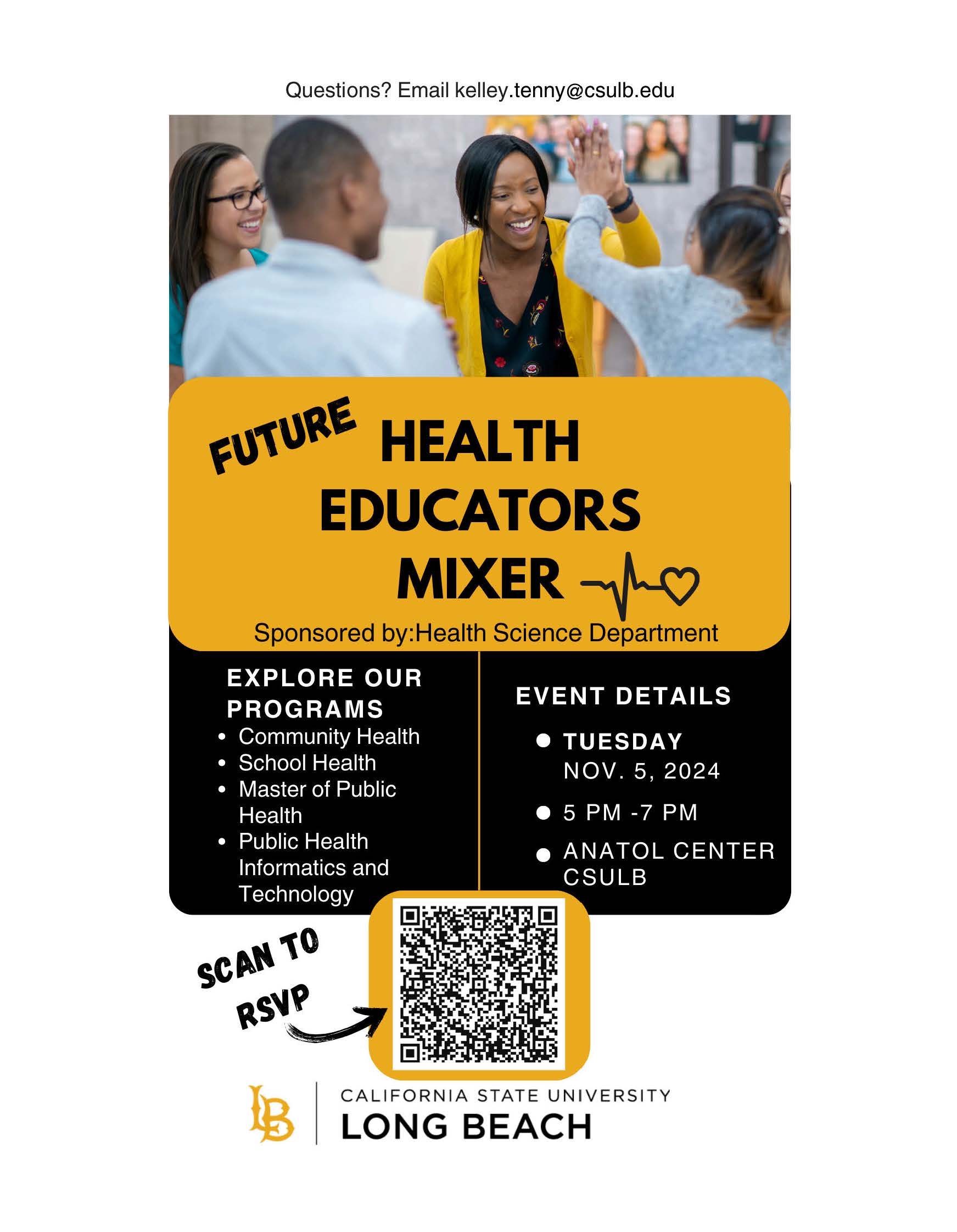 Health Educators Mixer flyer