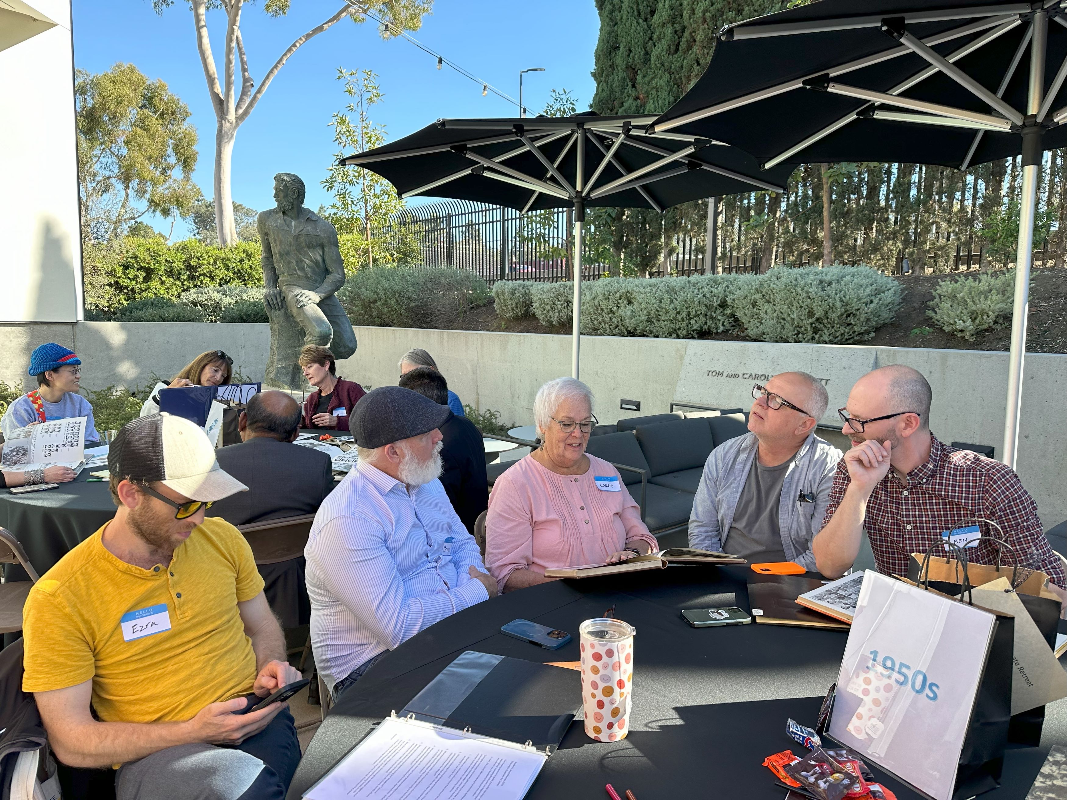 Retreat table guests