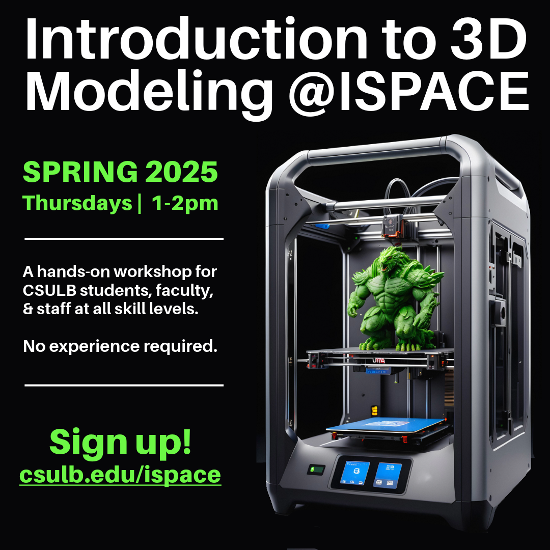 3d workshop graphic showing 3d printer 