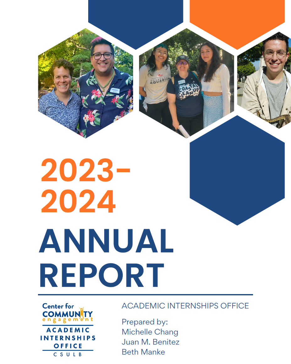 Academic Internships Office 2023-2024 Annual Report Cover