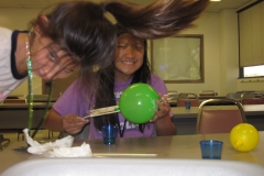 interns doing balloon activity