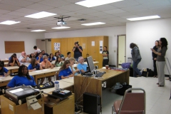 interns in classroom