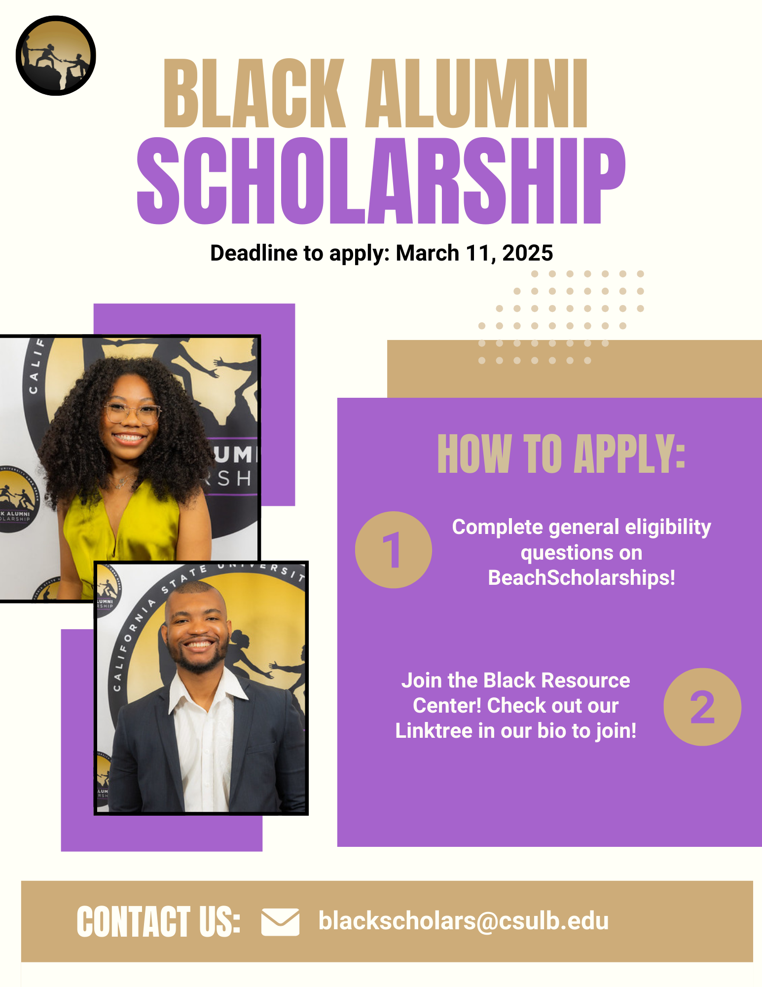 Black Alumni Scholarship Flyer