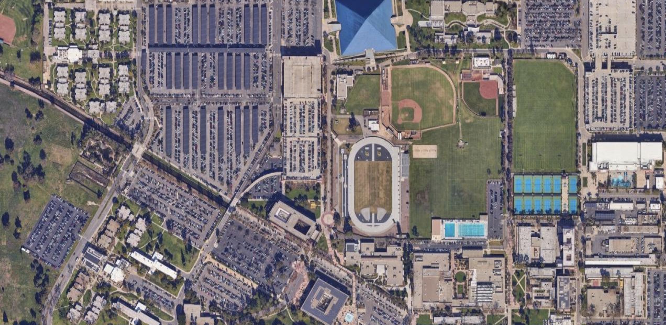 Satellite Photo Angle of CSULB Campus 