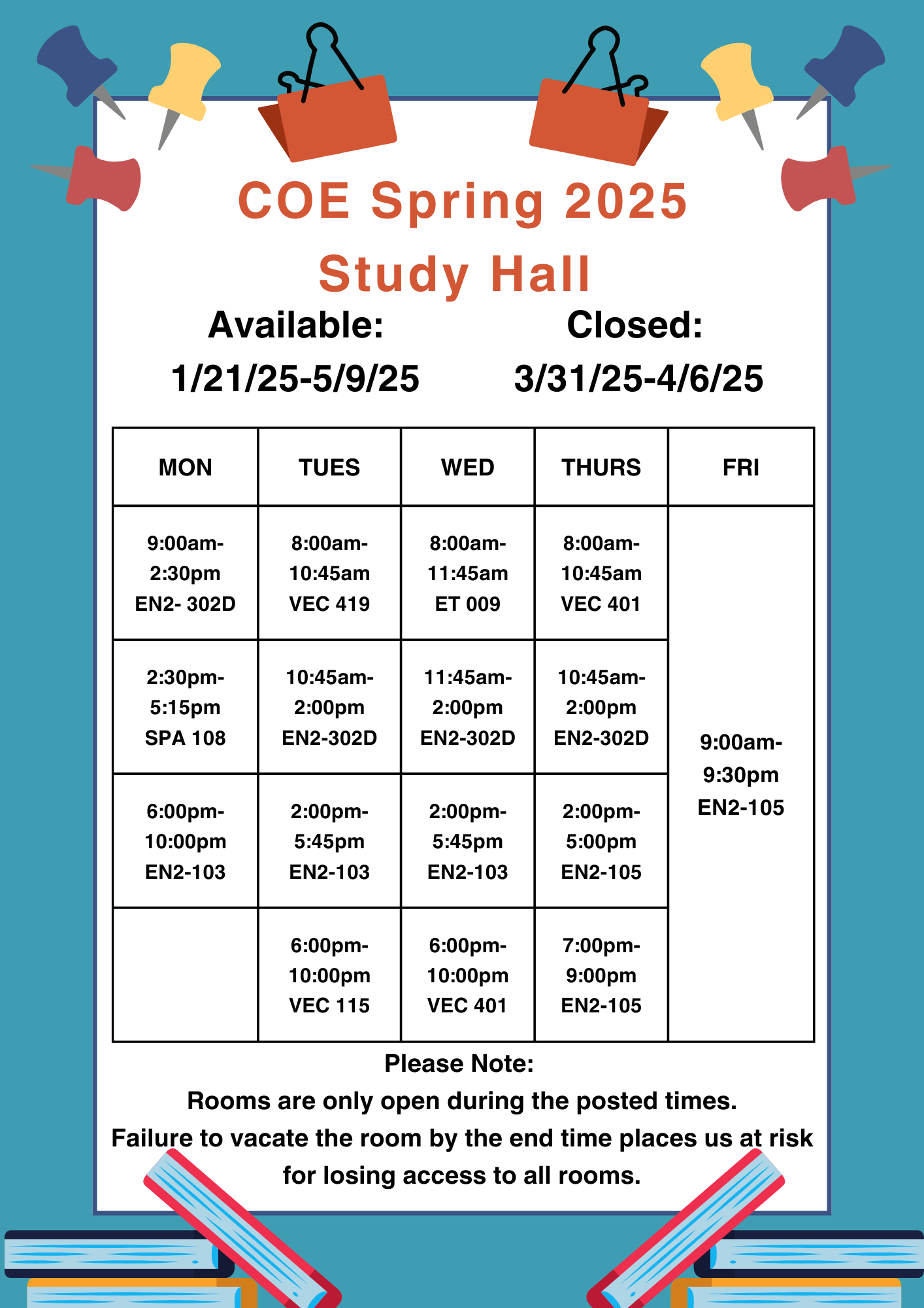 S25 COE Study Hall