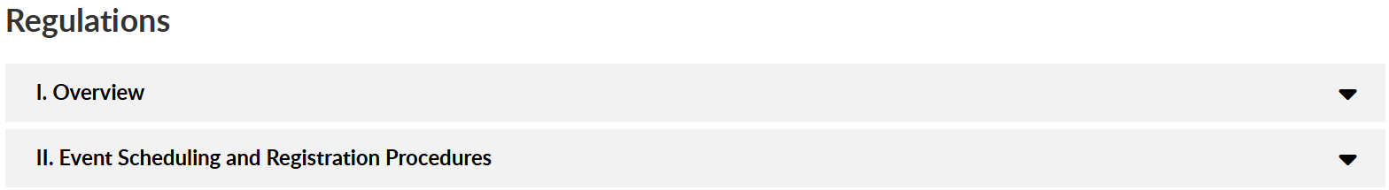 Time, Place, and Manner Tier Policy Time, Place, and Manner Policy for Event Scheduling and Registration Procedures
