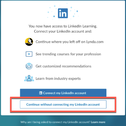 How to access LinkedIn Learning – Academic Software Helpcenter