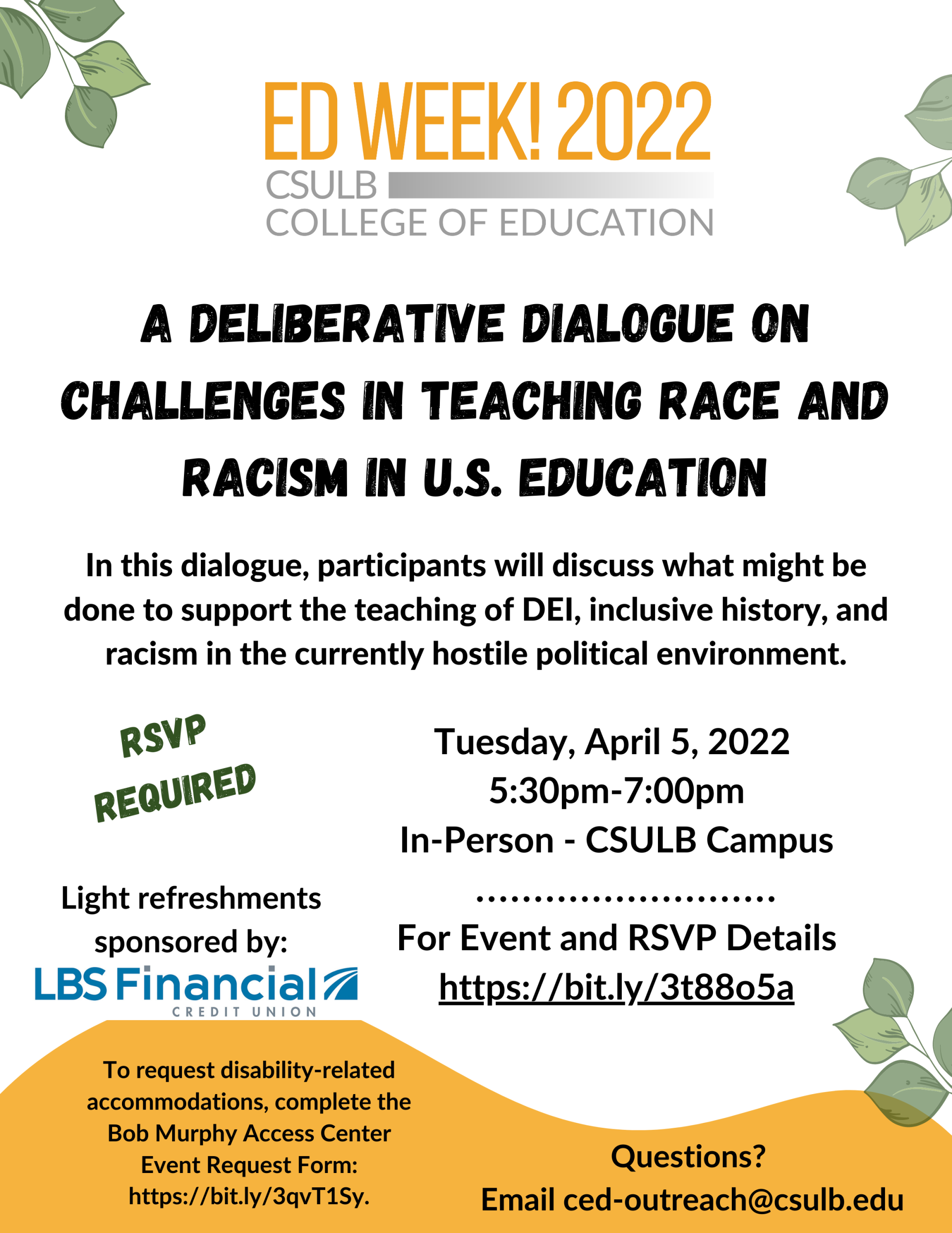 Deliberative Dialogue flyer