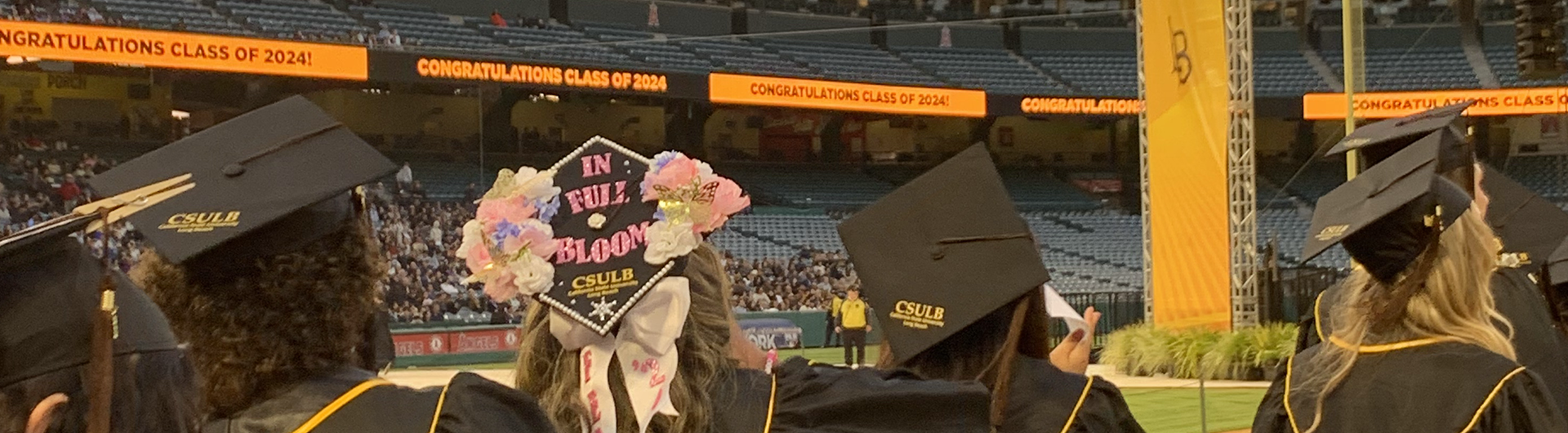 Cinematic Arts Graduates at Angel Stadium 