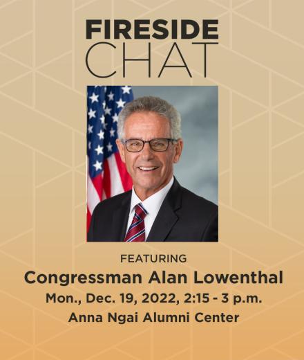 Alumni Fireside Chat with Congressman Alan Lowenthal