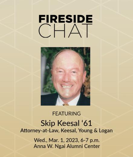 Fireside Chat Skip Keesal