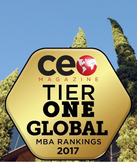 CEO Magazine Tier One Global MBA Rankings 2017