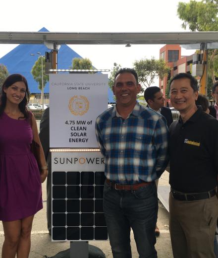 SMBA Students at Solar Panel Event