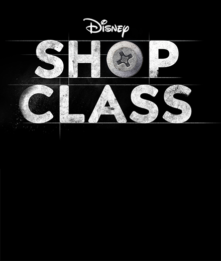 Logo for the Disney show 'Shop Class'