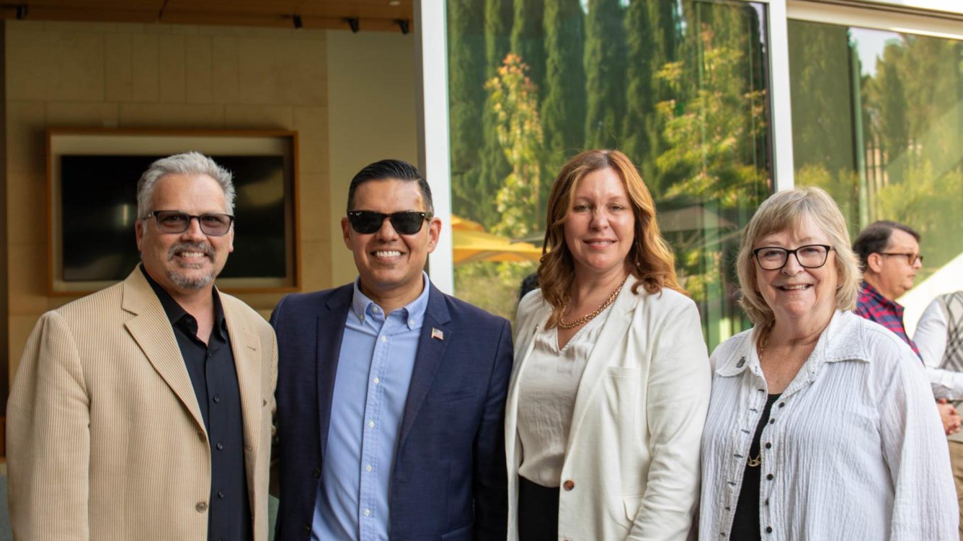 Photo of VIPs at Center for Urban Politics & Policy Grand Opening