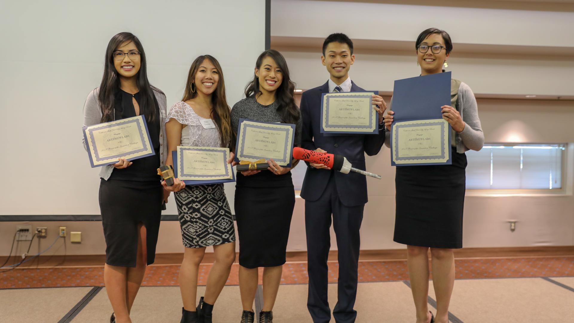 CSULB Innovation Challenge Award Ceremony - Artemus Labs Winners