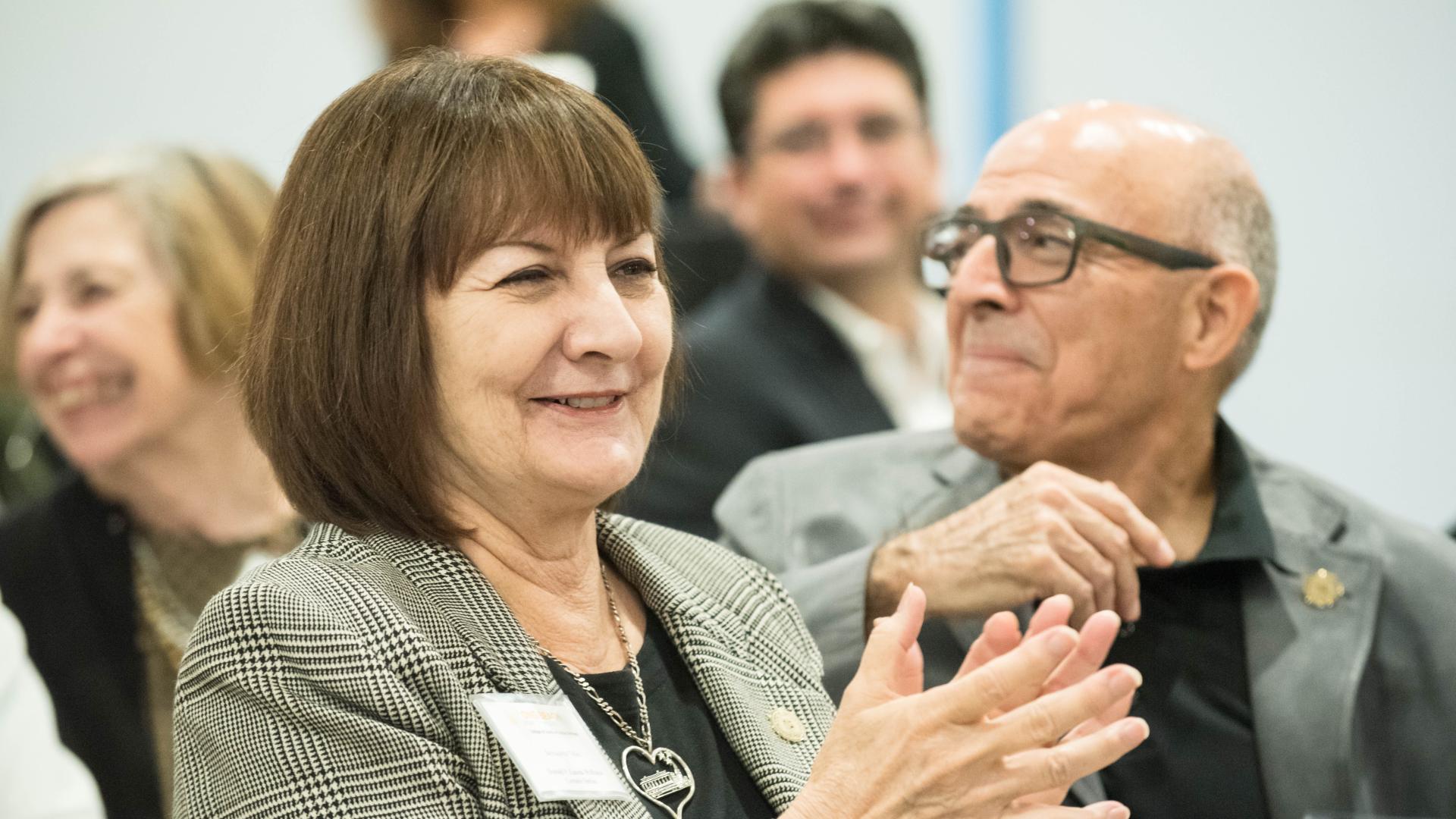 Attendee at Lauda Lecture