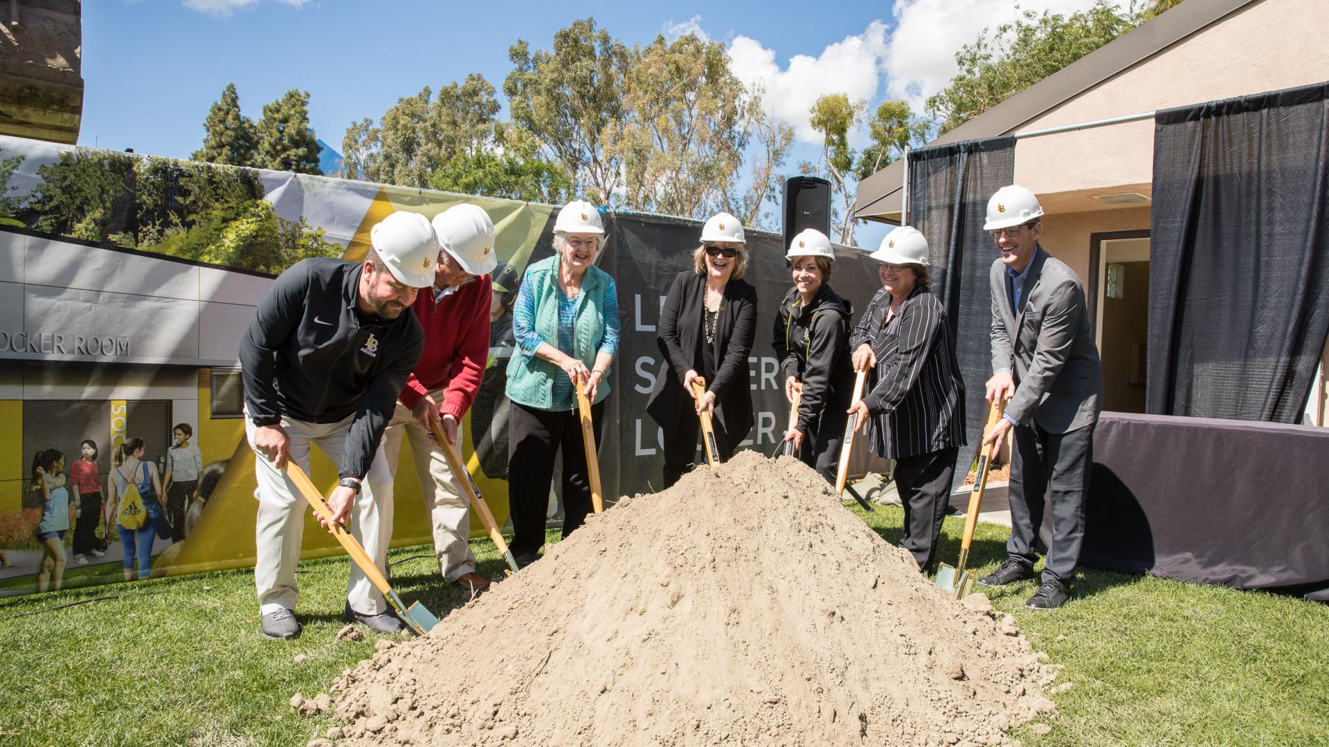 Groundbreaking for soccer, softball clubhouse