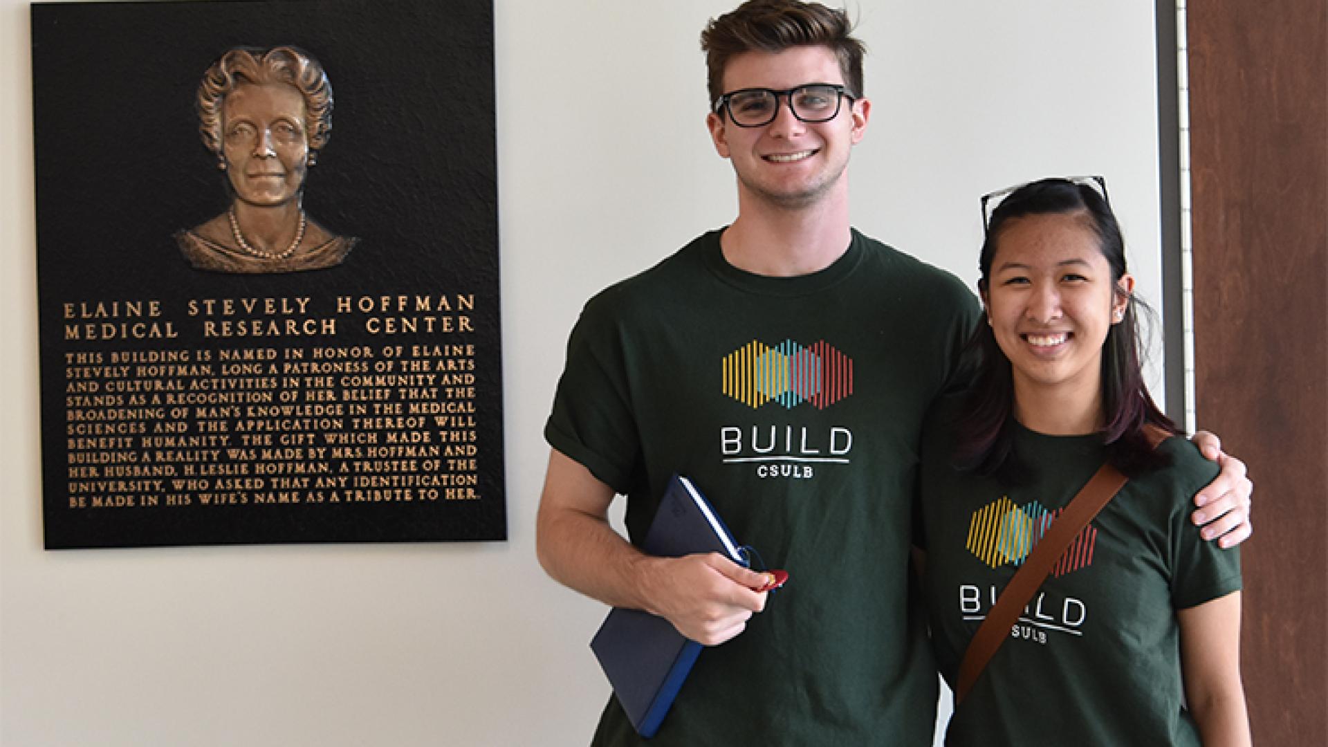 CSULB BUILD Scholars Anthony Ricci and Amara Pouv