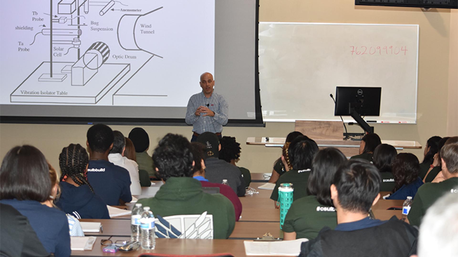 CSULB BUILD listening to USC faculty presentation 2017