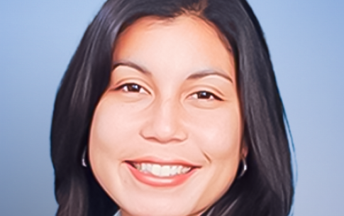 A portrait of 49er Foundation board member Rosalie Barcinas