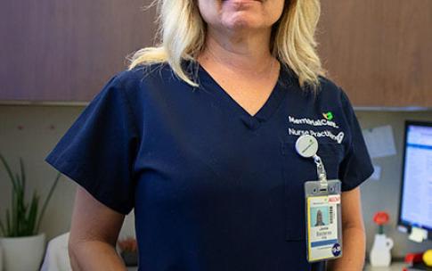 Nurse practitioner Jamie Balderas