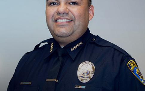 Photo of CSULB police chief Fernando Solorzano