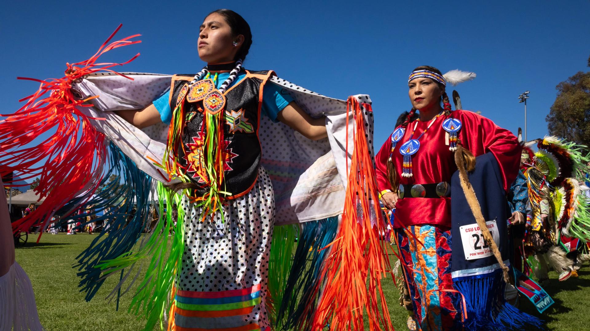 Dancers at CSULB Pow Wow 2025