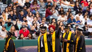 College of Engineering students at graduation