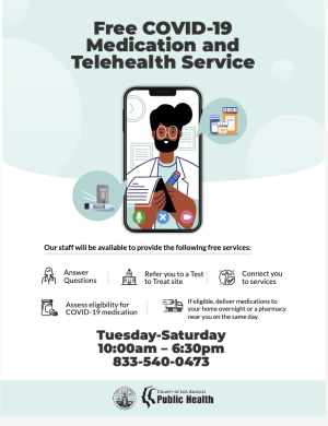 Free COVID-19 Medication and Telehealth Services