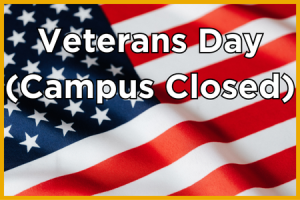 Closed for Veterans Day