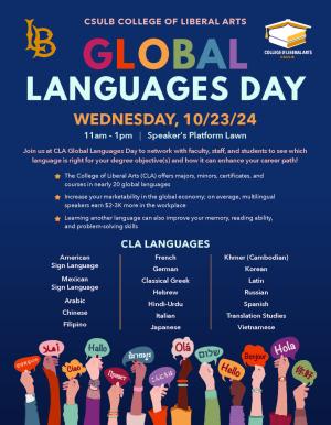 Global Languages Day flyer