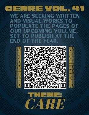 genre submissions QR flyer