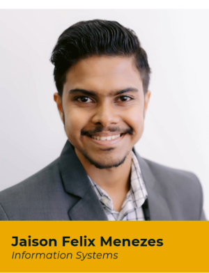 Headshot of Jaison Felix Menezes