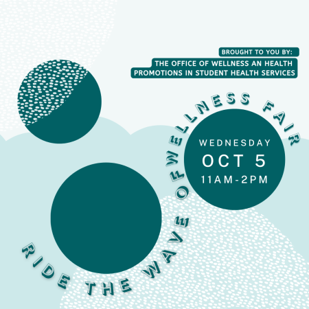 Sustainability Month 2022 Ride the Wave of Wellness Fair Graphic Place Holder 