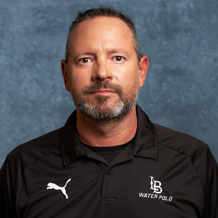 A portrait of water polo coach Gavin Arroyo